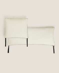 Подушка для сиденья Zara Home Cotton Seat With Piping, бежевый