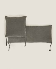 Подушка для сиденья Zara Home Linen Seat, серый