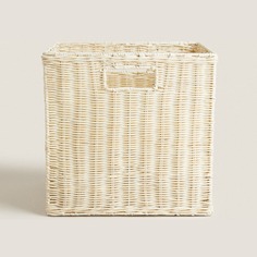 Корзина для детских вещей Zara Home Square Rattan, натуральный