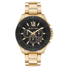 Часы наручные Michael Kors Brecken с хронографом, золотой