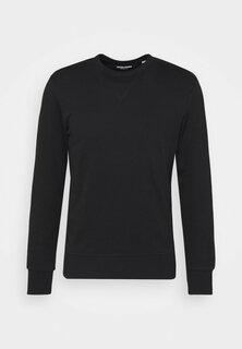 Толстовка Jack &amp; Jones, черный Jjebasic Crew Neck, черный