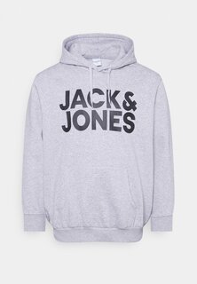 Худи Jack &amp; Jones Jjecorp Logo Ps, светло-серый меланж