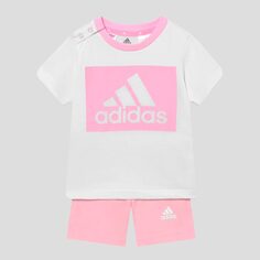 Спортивный костюм set Adidas For Girls, розовый/белый