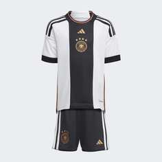 Спортивный костюм adidas Germany 22 Home Mini Kit, белый/черный