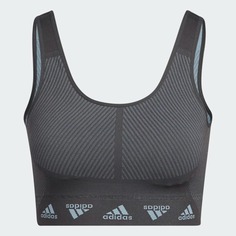 Спортивный бюстгальтер Adidas Training Aeroknit Light-support, серый