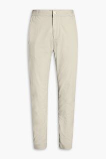 Зауженные брюки из сирсакера из смесового хлопка ONIA, серый