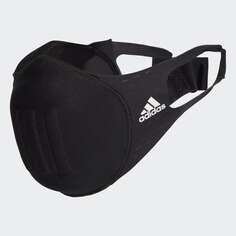 Маска для спорта Adidas Molded Face Cover Made for Sport (not for medical use), черно-белый