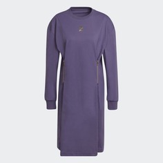 Платье adidas Long Sleeve, фиолетовый