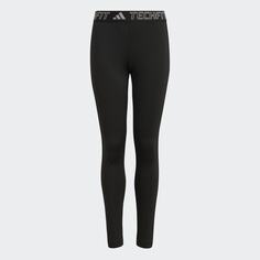 Леггинсы Adidas AEROREADY Techfit Long, черный/белый