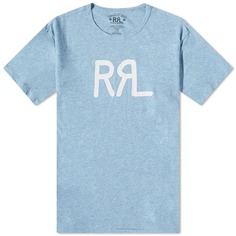 Футболка Rrl Logo, голубой
