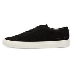 Кроссовки Common Projects Achilles Low Waxed Suede, черный