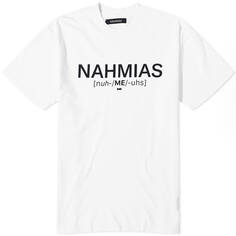 Футболка Nahmias Pronunciation, белый