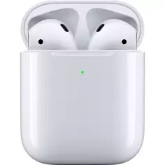 Беспроводные наушники Apple AirPods 2019 в зарядном футляре с беспроводной зарядкой
