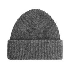 Шапка H&amp;M x Arket Double Cuff Beanie In Alpaca Merino M, серый H&M