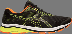 Кроссовки gt 1000 8 &apos;black safety yellow&apos; Asics, черный