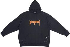 Худи Balenciaga Metal Oversized Hoodie &apos;Washed Black&apos;, черный