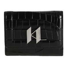 Кошелек Karl Lagerfeld K/saddle Croc Sm, черный