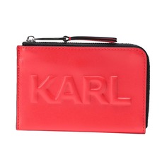 Картхолдер Karl Lagerfeld K/karl Seven Emboss Zip, красный