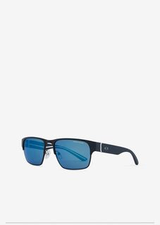Квадратные мужские солнцезащитные очки Armani Exchange, синий
