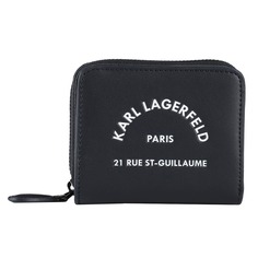 Кошелек Karl Lagerfeld Rsg Leather Sm Zip, черный