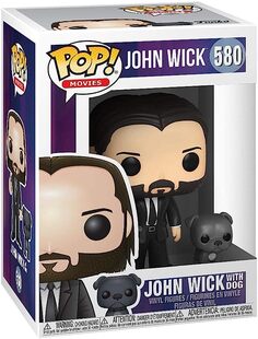 Фигурка Funko POP! Movies: John Wick - John in Black Suit with Dog Buddy