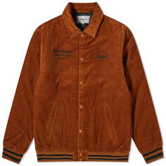 Куртка Carhartt WIP Rugged Letterman, коричневый