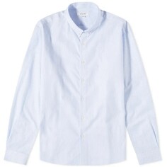 Рубашка в полоску Sporty &amp; Rich Crown Logo Button Down Unisex, голубой/белый