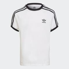 Футболка adidas Adicolor 3-Stripes, белый/черный