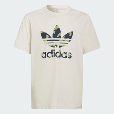 Футболка Adidas Originals Camo Graphic, светло-серый/мультиколор