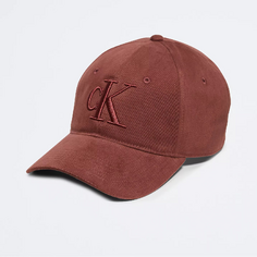 Бейсболка Calvin Klein Twill Logo, коричневый
