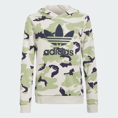 Худи Adidas Originals Camo, светло-серый/мультиколор