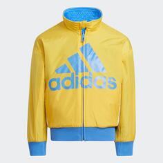 Двусторонняя куртка Adidas, желтый/синий