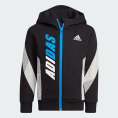 Спортивная толстовка Adidas, черный/мультиколор