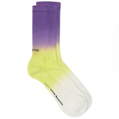 Носки Socksss Tiger Tracks Gradient, желтый/фиолетовый