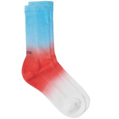 Носки Socksss Trestles Gradient, красный, голубой