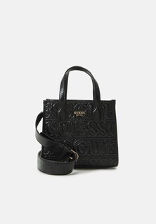 Сумочка Guess SILVANA COMPARTMNT MINI TOTE, черный