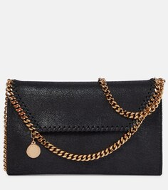 Мини-сумка через плечо Falabella Stella McCartney, черный