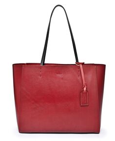 Женская большая сумка Out West из натуральной кожи OLD TREND, красный