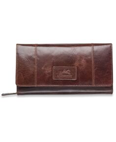 Женский кошелек-клатч Casablanca Collection RFID Secure Mancini, коричневый
