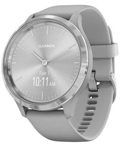 Унисекс умные часы vívomove 3 Style, серый силиконовый ремешок, гибридные умные часы с сенсорным экраном, 44 мм Garmin