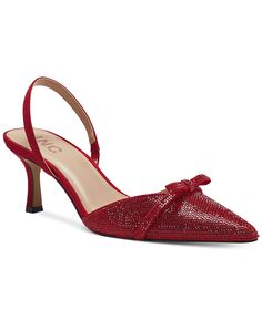 Женские туфли-лодочки Gelsey на каблуке с открытой пяткой I.N.C. International Concepts, красный