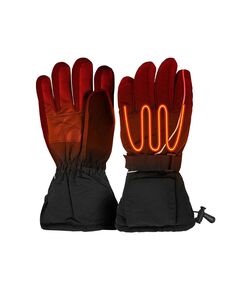 Женские зимние перчатки с подогревом на батарейках АА ActionHeat, черный