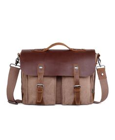 Холщовая сумка-мессенджер Hudson TSD BRAND, коричневый