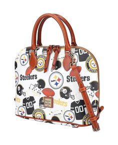 Женская сумка-портфель Pittsburgh Steelers Gameday на молнии Dooney &amp; Bourke
