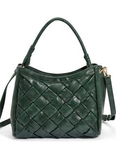 Женская тканая сумка-портфель Kathy с ручкой сверху LIKE DREAMS, зеленый