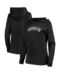 Женский черный пуловер с капюшоном Brooklyn Nets Showtime Done Better Fanatics, черный