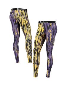 Женские классические леггинсы Los Angeles Lakers фиолетового и золотого цвета Ethika