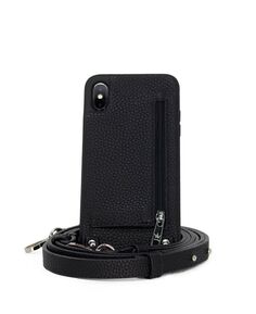 Чехол Crossbody XS Max для iPhone с кошельком на ремешке Hera Cases, черный