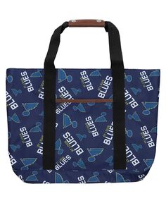 Женская большая сумка-тоут с принтом St. Louis Blues FOCO, синий