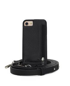 Чехол для iPhone через плечо 6, 6S, 7, 8 или SE с бумажником на ремешке Hera Cases, черный